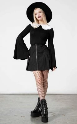 Killstar Clothing Samantha Long Sleeve Top