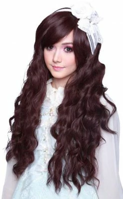 Rockstar Wigs Sasha Long Mahogany Wavy Wig Beauty