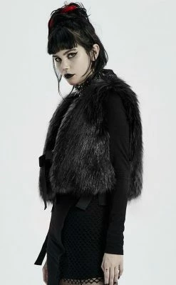 Punk Rave Savage Fur Vest Clothing