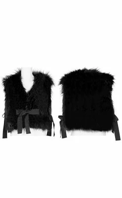 Punk Rave Savage Fur Vest Clothing