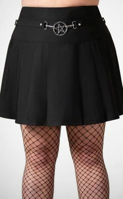 Killstar Clothing Scary Pleated Skirt 17 Killstar Clothing Scary Pleated Skirt