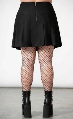 Killstar Clothing Scary Pleated Skirt 19 Killstar Clothing Scary Pleated Skirt