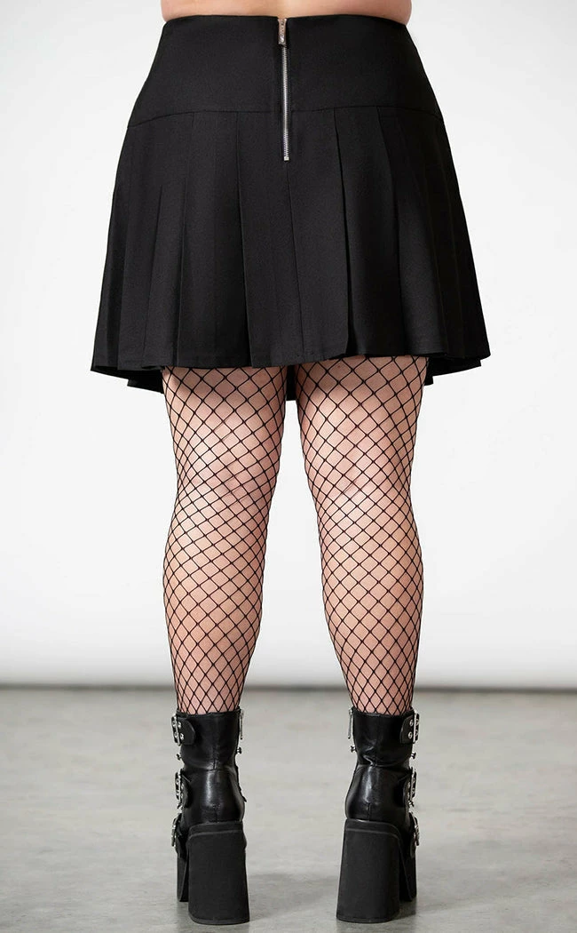 Killstar Clothing Scary Pleated Skirt 11 Killstar Clothing Scary Pleated Skirt