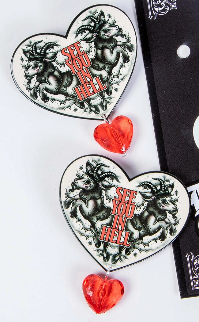 Drop Dead Gorgeous See You In Hell Hair Clips Accessories 3 Drop Dead Gorgeous See You In Hell Hair Clips Accessories