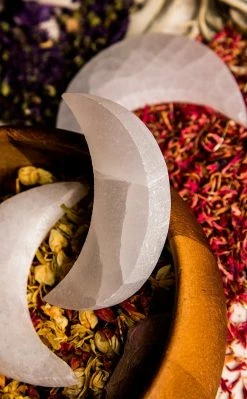 Crystals Selenite Crystal Crescent Moons