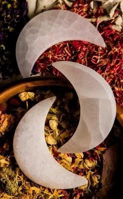 Crystals Selenite Crystal Crescent Moons