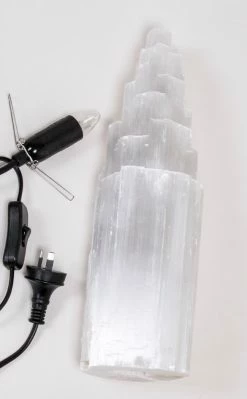 Crystals Selenite Crystal Lamp - Large 35-40cm