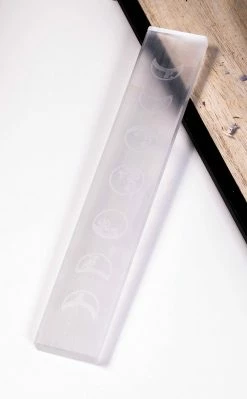 Crystals Selenite Moon Phase Charging Plate