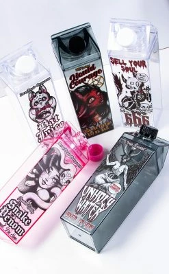 Rose Demon Sell Your Soul Carton Drink Bottle Home & Gifts