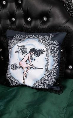 Drop Dead Gorgeous Home & Gifts Send Nudes Frilly Cushion Slip