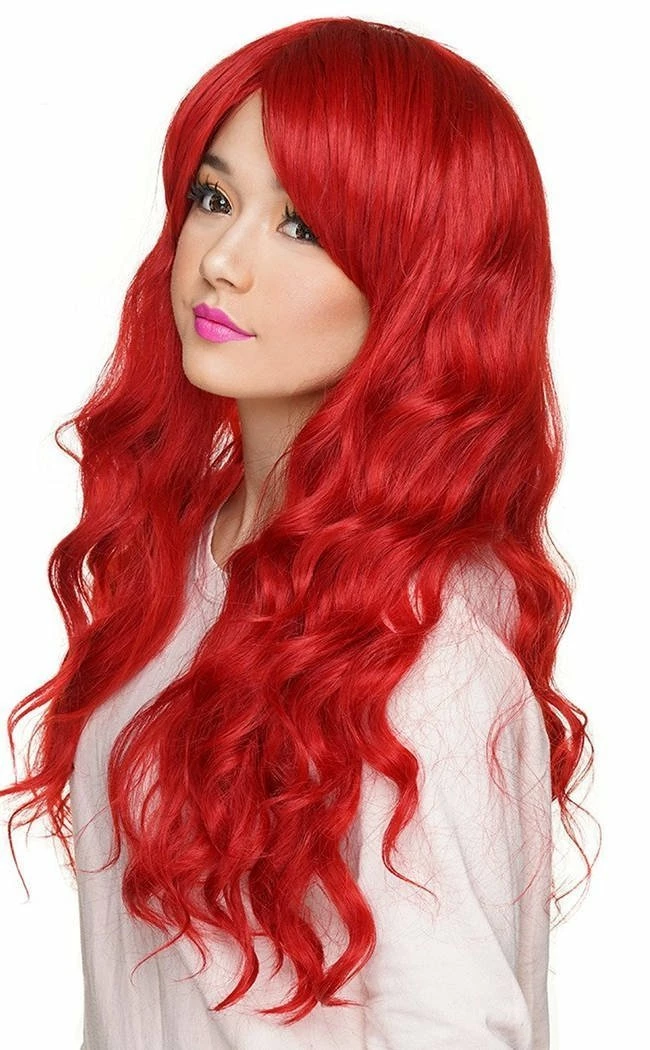 Rockstar Wigs Beauty Serafina Long Crimson Wavy Wig 4 Rockstar Wigs Beauty Serafina Long Crimson Wavy Wig