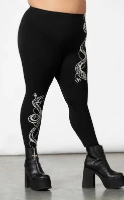 Killstar Serpent Storm Leggings Clothing