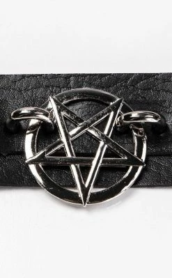 Cold Black Heart Seventh Seal Choker | Black Chokers