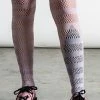 Killstar Clothing Sheena Fishnet Stockings | Lilac 2 Killstar Clothing Sheena Fishnet Stockings | Lilac