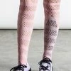 Killstar Clothing Sheena Fishnet Stockings | Pastel Pink