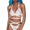 Killstar Clothing She's Deadly Lace Bralet | Ivory