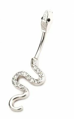TB Shining Serpent Navel Ring Jewellery