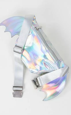 Killstar Accessories Sickly Sweet Waistbag | Holographic Pink