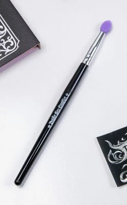 Deadly Sins Cosmetics Beauty Silicone Glitter Brush | Purple