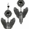 Restyle Accessories Silver Angel Earrings