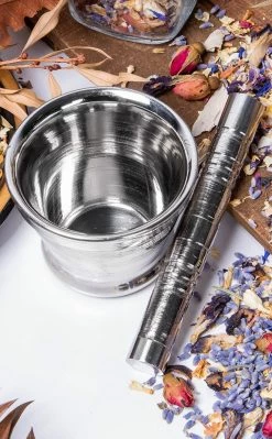 TB Witchcraft Silver Mortar And Pestle | Small