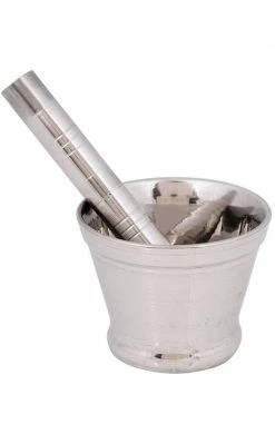 TB Witchcraft Silver Mortar And Pestle | Small