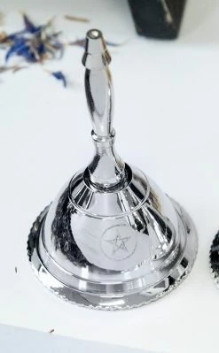 TB Witchcraft Silver Ritual Bell Pentacle