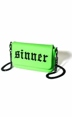 BlackCraft Accessories Sinner Green Crossbody Bag