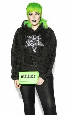 BlackCraft Accessories Sinner Green Crossbody Bag