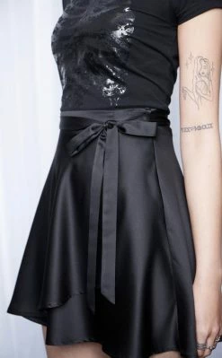 Mary Wyatt Siren Wrap Mini Skirt