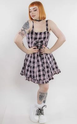 Punk Rave Sitting Pretty Plaid Dress