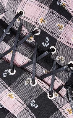 Punk Rave Sitting Pretty Plaid Dress