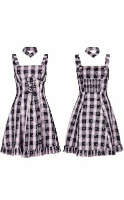 Punk Rave Sitting Pretty Plaid Dress