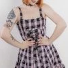Punk Rave Sitting Pretty Plaid Dress