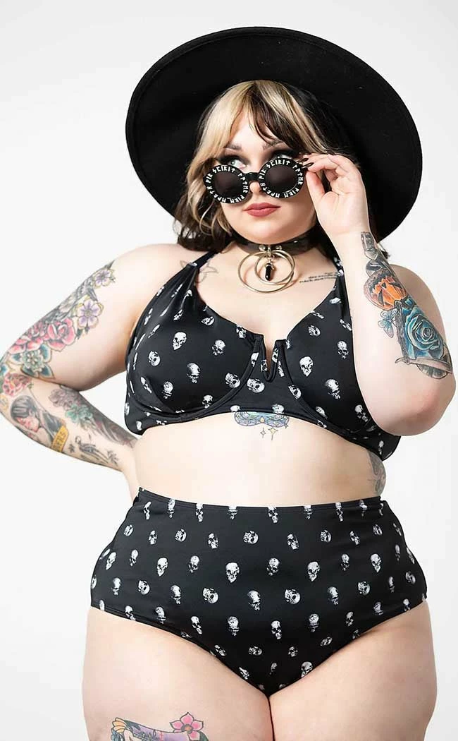 Killstar Skull 2-Piece Swimsuit Clothing 4 Killstar Skull 2-Piece Swimsuit Clothing