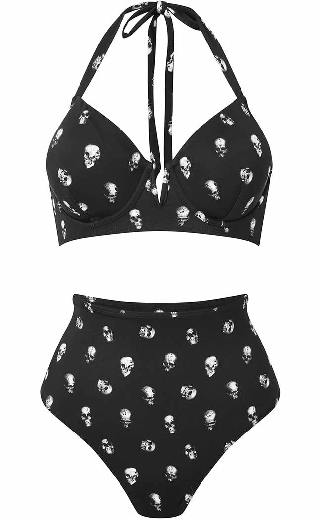 Killstar Skull 2-Piece Swimsuit Clothing 10 Killstar Skull 2-Piece Swimsuit Clothing