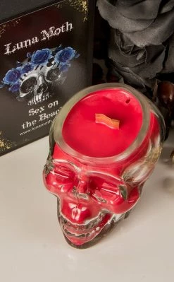 Luna Moth Home & Gifts Skull Jar Candle | Sex On The Beach