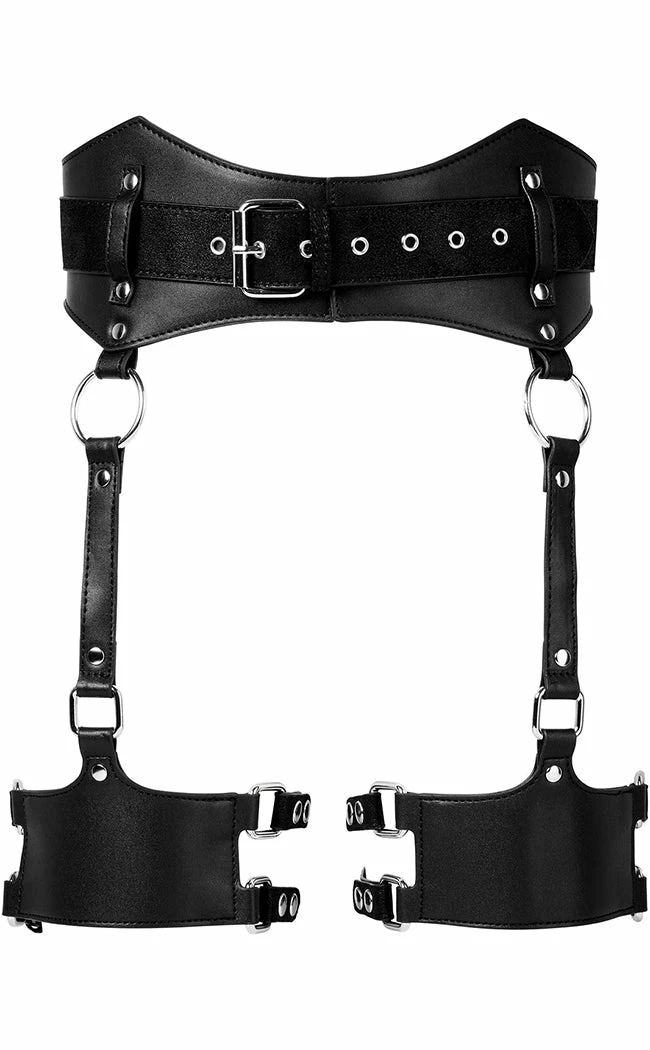 Killstar Plus Size Sky High Leg Harness 6 Killstar Plus Size Sky High Leg Harness