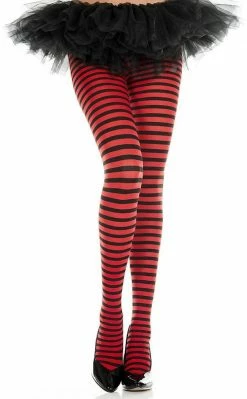 Music Legs Small Stripe Pantyhose | Choose Colour