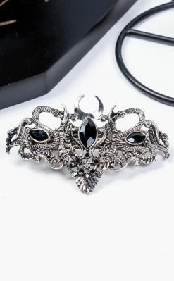 Restyle Snake Hairclip | Silver Accessories