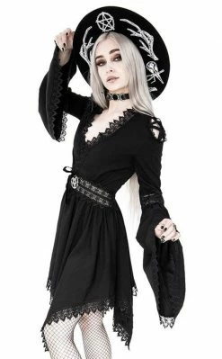 Restyle Spectre Lace Tunic Dress Clothing