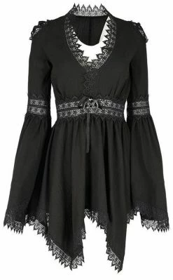 Restyle Spectre Lace Tunic Dress Clothing