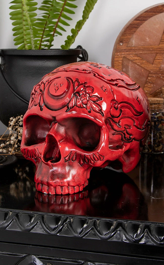 Killstar Home & Gifts Spirit Board Resin Skull | Blood 4 Killstar Home & Gifts Spirit Board Resin Skull | Blood