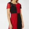 Dangerfield Clothing Split Sheer Mesh Dress | Red/Black 1 Dangerfield Clothing Split Sheer Mesh Dress | Red/Black