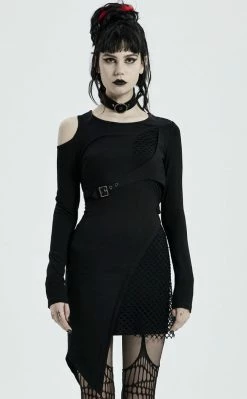 Punk Rave Stigma Collar Dress