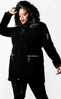 Killstar Clothing Stormy Daze Parka Jacket
