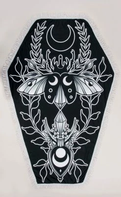 Drop Dead Gorgeous Summer Swarms Coffin Towel Home & Gifts