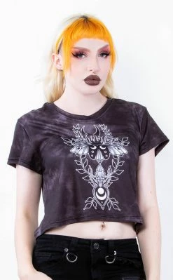 Drop Dead Gorgeous Summer Swarms Crop Tee Clothing