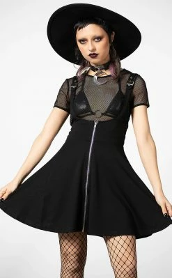 Killstar Clothing Suspend Me Statement Skirt