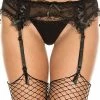 Music Legs Sweetest Heart Lace Garter Belt Clothing